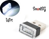 Auto LED - USB Ledverlichting - Koel Wit - Nachtlamp - USB Led - PC Led - Auto Lamp - USB Nachtlamp - Sfeerverlichting - Mini USB - Decoratielamp - 1 Stuk