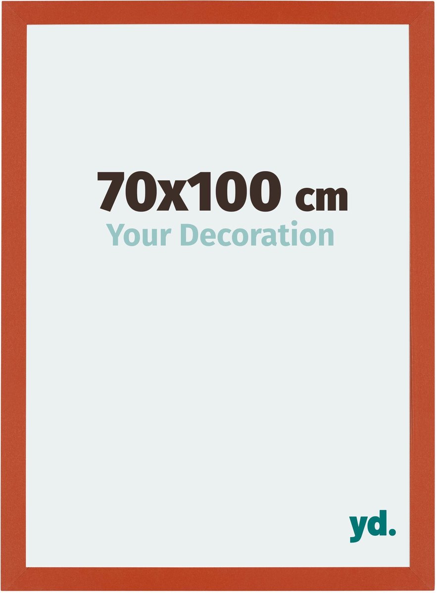 yd. Your Decoration - Fotolijst 70x100 cm - MDF - Oranje - Mura