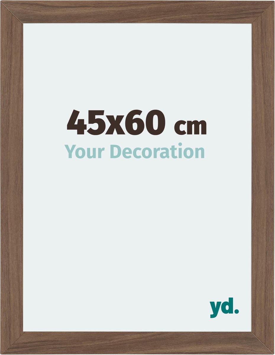 Your Decoration - Fotolijst 45x60 cm - MDF - Walnoot Donker - Mura