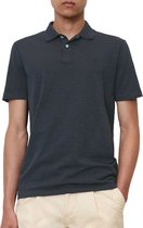 Marc O'Polo shaped fit polo - heren poloshirt korte mouw - donkerblauw - Maat: S