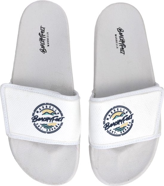 BeachyFeet Slides - Playero Blanco