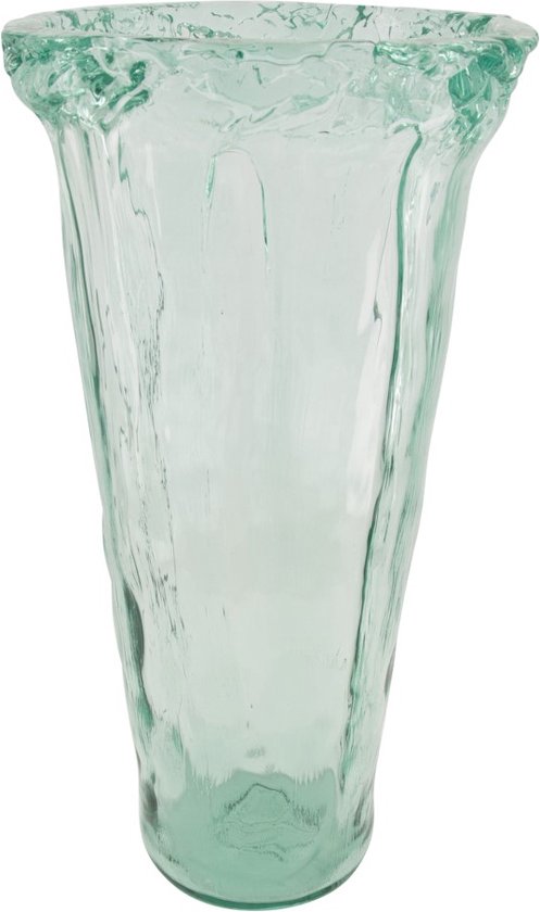 DKNC - Vase verre recyclé - 25x50cm - Transparent
