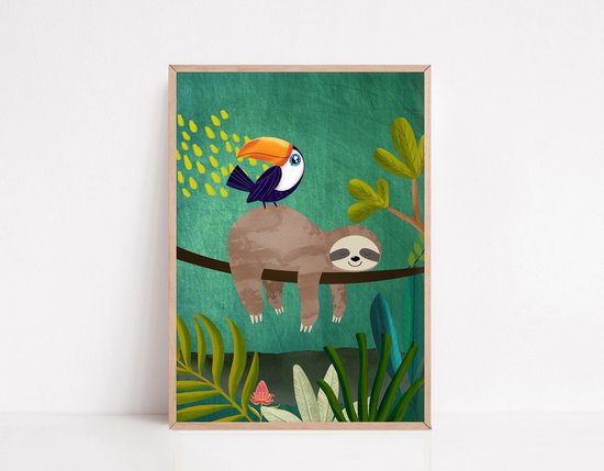 No Filter - Affiches Safari chambre d'enfant - 6 pièces - 21x30 cm / Format A4 - Affiches Animaux - Affiches décoration Chambre de bébé