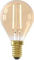 Bol.com Calex Filament LED Lamp - E14 - P45 Lichtbron Goud - 3.5W - Dimbaar aanbieding
