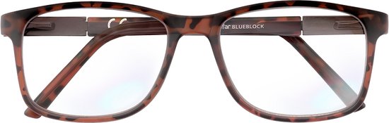 LookOfar Leesbril LB-0198B BlueBlock Bruin +1.00