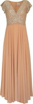 très simple • robe longue rose saumon • taille S (IT42)