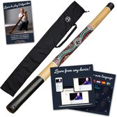Bamboo didgeridoo painted inclusief onlinecursus Didgeridoo & Circulaire ademhaling