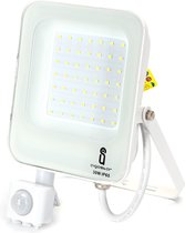 Buitenlamp wit met IR bewegingssensor | LED 30W~2700Lm=300W schijnwerper | daglichtwit 6500K | waterdicht IP65