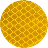 Ronde Auto Reflecterende Sticker - reflecterende sticker - reflectie sticker - 10 stuks - Geel