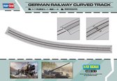 1:72 HobbyBoss 82910 German Railway Curved Track Plastic Modelbouwpakket