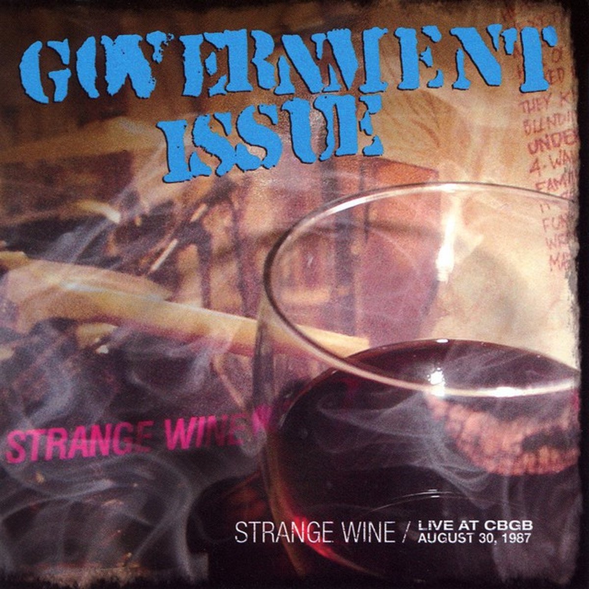 Government Issue - Strange Wine, Live At CBGB (CD)
