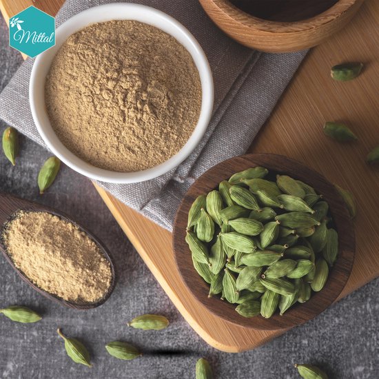 Foto: Mittal kardemom peulen 100 gram natuurlijke groene kardemom aromatisch vegan de perfecte toevoeging aan je keuken mittal kardemom peulen 100g natuurlijke groene kardemom 100 biologisch en vegan bestel nu 