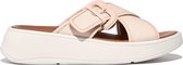 FitFlop F-Mode Buckle Canvas Flatform Cross Slides ROZE - Maat 42