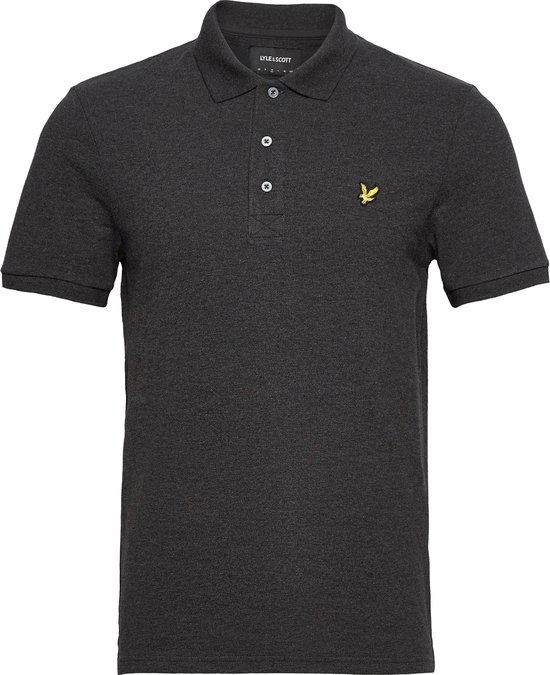 Lyle and Scott - Polo Charcoal - - Heren Poloshirt Maat M