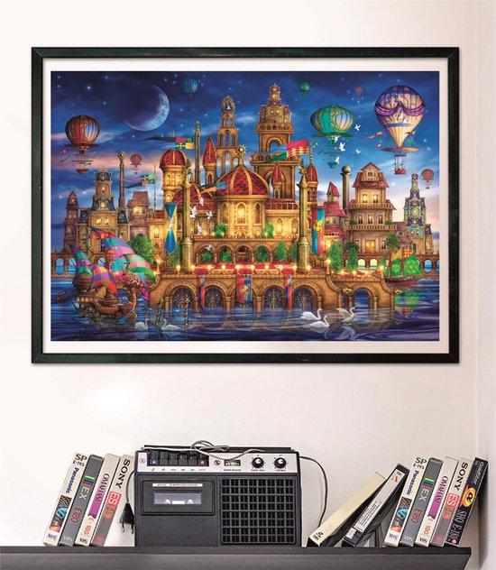 Clementoni - Puzzle 1000 Collection Haute Qualité Downtown, Puzzle Pour Adultes et Enfants, 14-99 ans, 39778, Boîte compacte