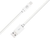 Bigben Connected, USB A/Lightning-kabel 1,2 m - 2,4 A, Wit