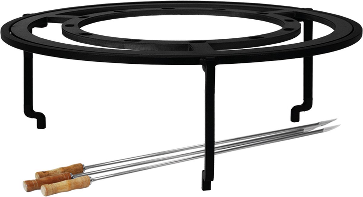 OFYR Braziliaanse grill set XL - Ofyr - Staal - Zwart