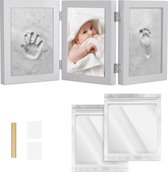 Babyfotolijst Set \ posters voor de kinderkamer - Baby Hand en Footprint Kit \ kit voor pasgeboren jongens/meisjes - baby fotolijst, Fotolijstplank