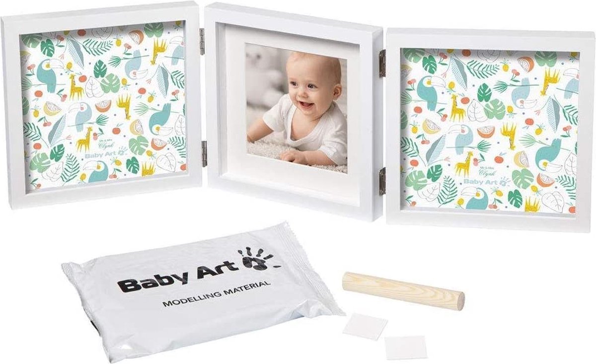 Goedkoopste Babyfotolijst Set \ posters voor de kinderkamer - Baby Hand en Footprint Kit \ kit voor pasgeboren jongens/meisjes - baby fotolijst, Fotolijstplank