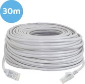 Câble réseau LAN YUNICS® - 30 mètres - Câble Internet - Câble UTP - Câble Internet - Câble Ethernet - Wit