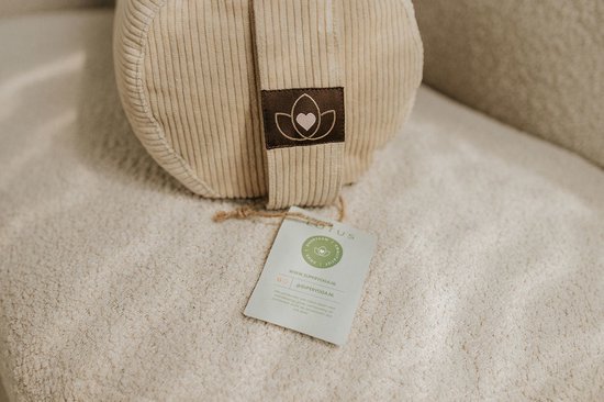 Yoga bolster eco rib sand rond - Lotus van Lotus — afbeelding 4