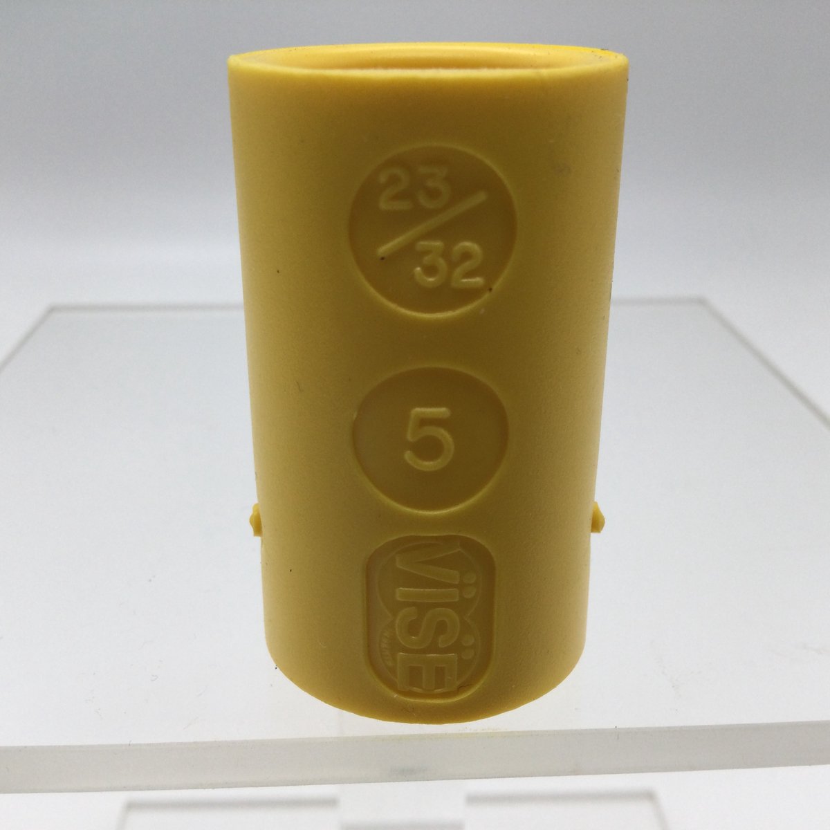 Bowling Bowlingbal vinger inserts, per 2 stuks, 'Vise powerlift / oval-grip inserts' , naar keuze powerlift of oval-grip, kleur, geel maat 23/32 , nr. 5. boormaat 31/32