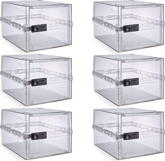 Flexzion Medicijnbox, huisapotheekbox, apotheekbox, 31 x 21 x 19 cm