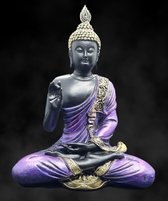 Figurine de Bouddha à l'intérieur de la statue de Bouddha thaïlandais Chin Mudra 21,5 cm