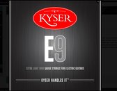 Kyser EG - Extra Light Nine - Elektrische gitaarsnaren - Gauge Stings - 0.09 - 0.42