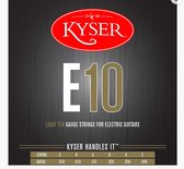 Kyser E10 0 Light Ten - Elektrische gitaarsnaren - Gauge Strings - 0.10 - 0.46