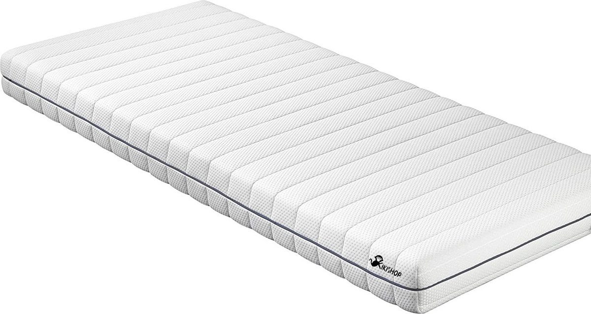 Kikishop-Matras-90x200x14 -Gemiddeld-7 zones-SG25-premium plus tijk- Afritsbaar Wasbaar Tijk-Anti Bacterieel -