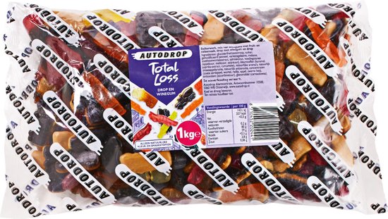 Foto: Autodrop total loss 1 kilo schep snoep smaak chaos mix 1 kg