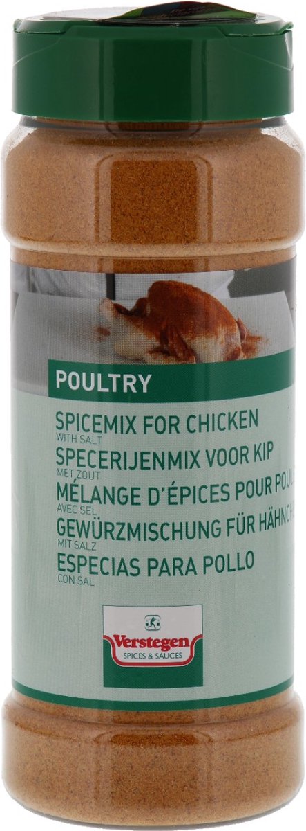 Goedkoopste Verstegen Kipkruiden met zout - Pot 430 gram