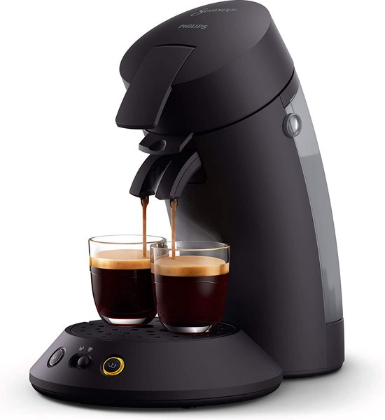 Opties voor koffiebereiding - Philips senseo 0692042014765 - Philips SENSEO Original Plus Coffee Pod Maker, Intensity Selector, Aroma Booster Technology, Black (CSA210/61)