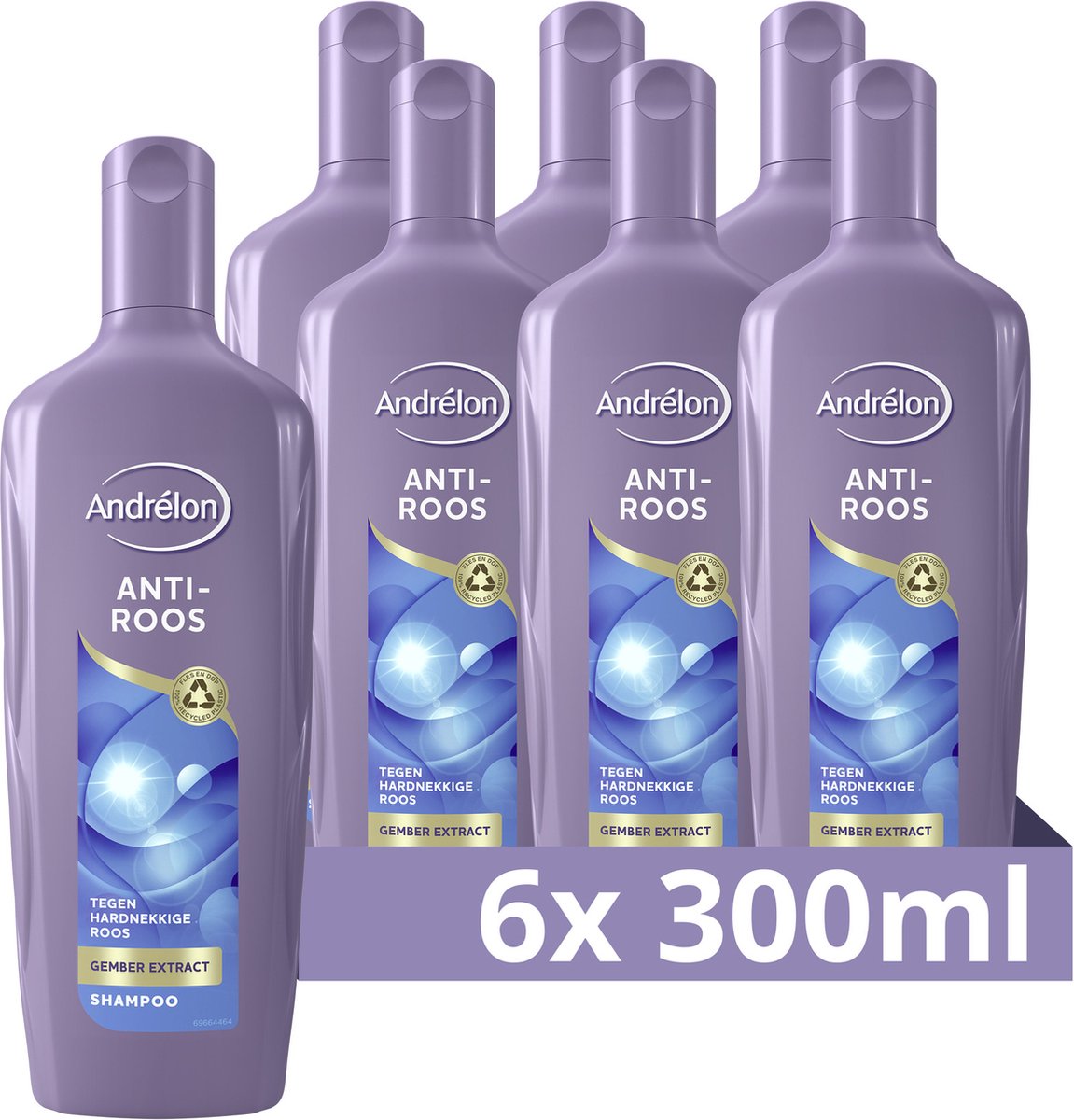 Andrélon Anti-Roos Shampoo - 6 x 300 - Voordeelverpakking