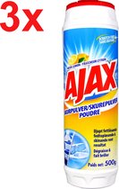 Ajax - Schuurmiddel - Schuurpoeder - Citroen - Fris - 3x 500g