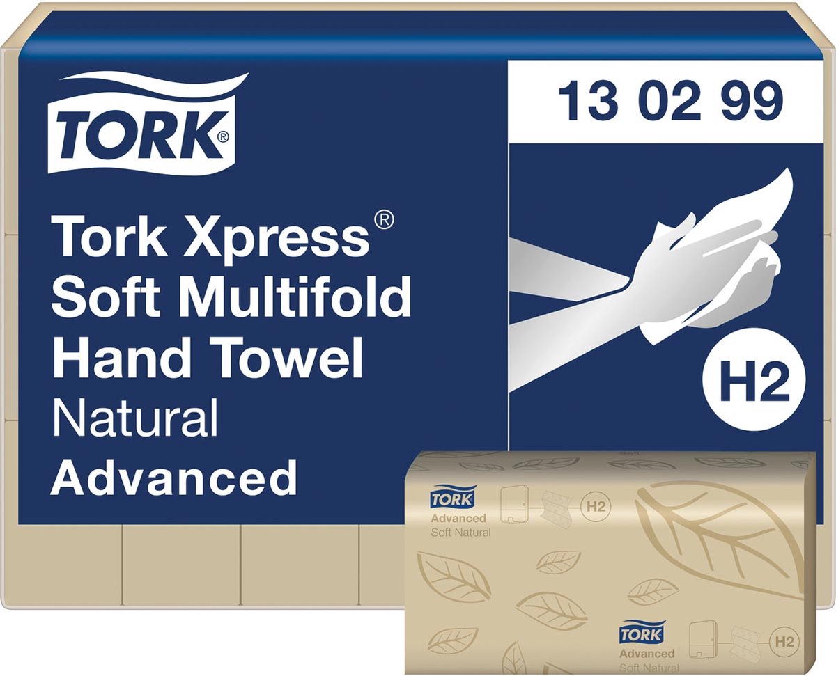 Goedkoopste TORK 130299 Xpress Multifold Papieren handdoeken Wit 21 stuk(s