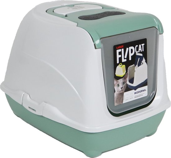 Moderna Kattentoilet flipcat mint groen 50 cm