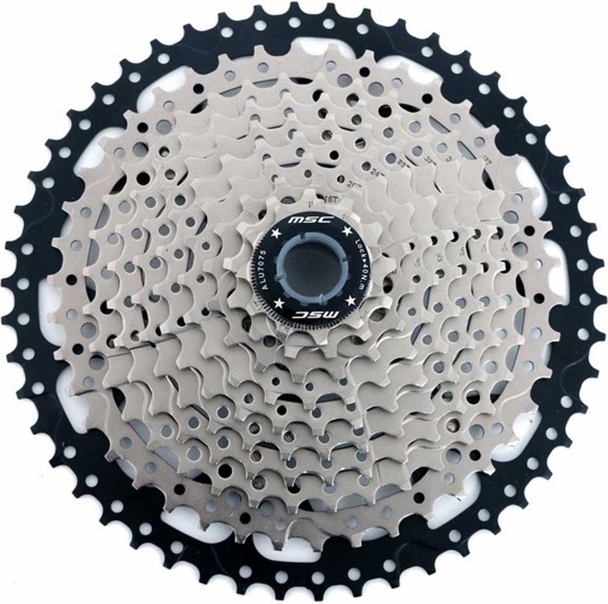 Msc 1 Alu Spider Fietscassette Zilver 9s / 11-50t