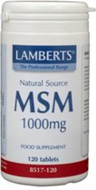 Lamberts MSM 1000 mg - 120 tabletten