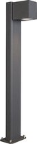 QAZQA baleno - Moderne Staande Buitenlamp | Staande Lamp voor buiten - 1 lichts - H 650 mm - Antraciet - Buitenverlichting
