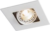 QAZQA artemis - Moderne Inbouwspot - 1 lichts - L 100 mm - Wit - Woonkamer | Slaapkamer | Keuken