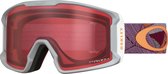 Oakley skibril Line Miner XM Wit / Paars - met Prizm Rose lens