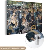 MuchoWow® Peinture sur Verre - Bal du moulin de la Galette - Peinture de Pierre-Auguste Renoir - 40x30 cm - Peintures sur Verre Acrylique - Photo sur Glas