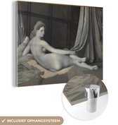 Odalisque en Grisaille - Peinture de Jean Auguste Dominique Ingres Plexiglas 40x30 cm - petit - Tirage photo sur Glas (décoration murale en plexiglas)