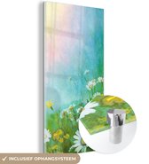 Peinture sur Verre - Marguerite - Soleil - Été - 40x80 cm - Peintures sur Verre Peintures - Photo sur Glas