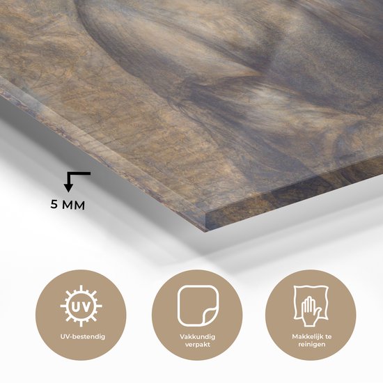 Peinture sur Verre - Marie à l'Enfant et Sainte Anne - Leonardo de Vinci - 160x80 cm - Peintures sur Verre Peintures - Photo sur Glas