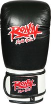 Ronin Pro Punch Zakhandschoenen Leer – Zwart met wit - XL