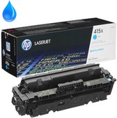 HP 415X Toner cyan LaserJet authentique grande capacité