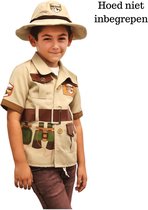 Safari Ranger Jas - DeQube - Verkleedkleding Ontdekkingsreiziger - 3 tot 6 Jaar
